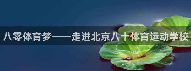 光速体育直播足球：八零体育梦——走进北京八十体育运动学校